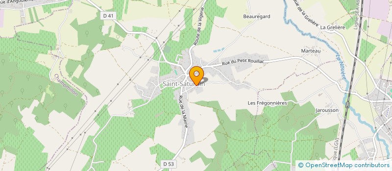 localisation de l'entreprise ATELIER PLANCOULAINE à SAINT-SATURNIN