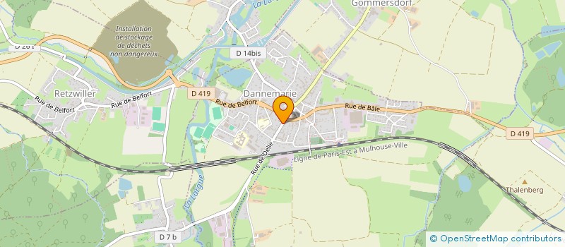 localisation de l'entreprise ATELIER PLANTES ET PAYSAGES  MAGNY