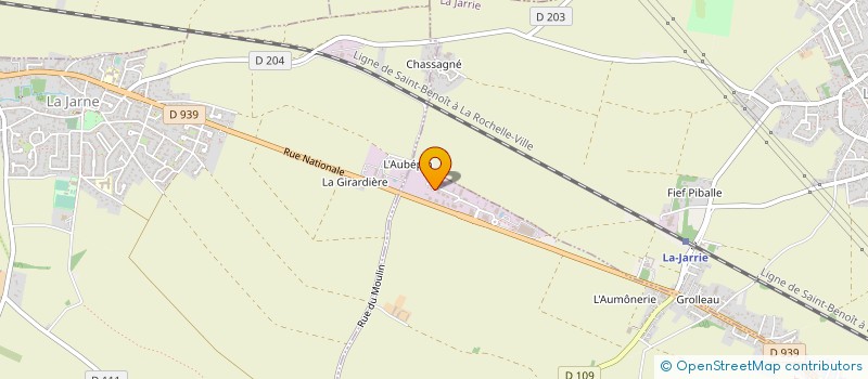 localisation de l'entreprise ATELIER PLAQUISTE  SALLES-SUR-MER