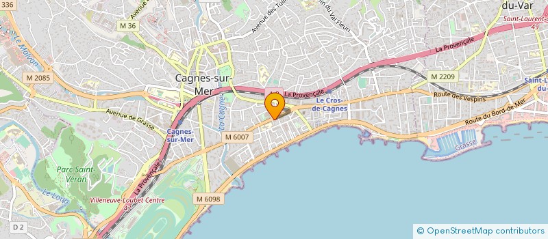 localisation de l'entreprise ATELIER PLASTI-TECHNIQUE à CAGNES-SUR-MER