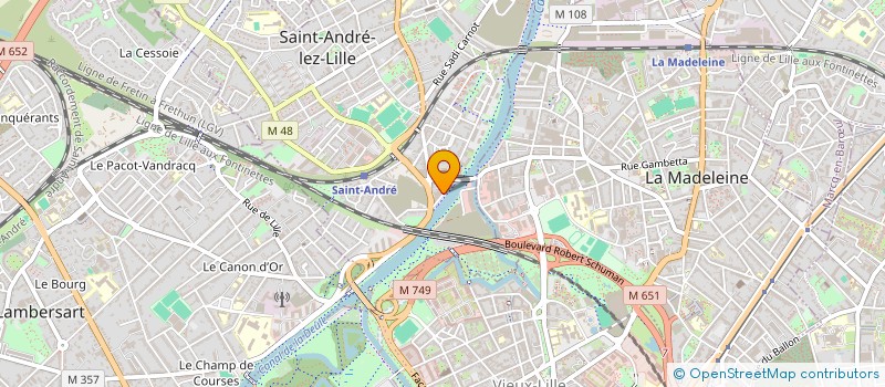 localisation de l'entreprise ATELIER PLASTIC à SAINT-ANDRE-LEZ-LILLE