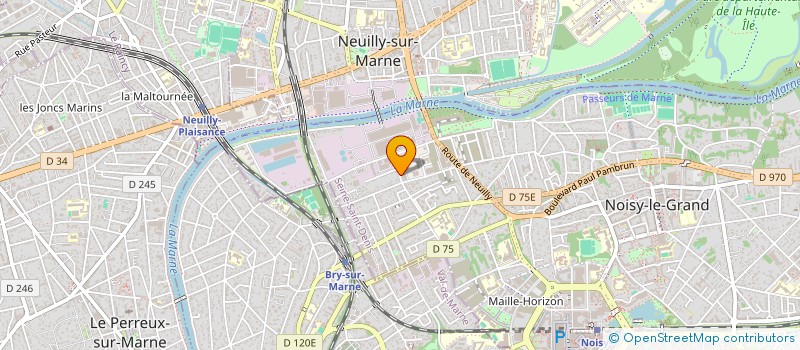 localisation de l'entreprise ATELIER PLASTIQUE CB à NOISY-LE-GRAND