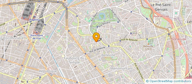 localisation de l'entreprise ATELIER PLOMBERIE DE CHARONNE  PARIS