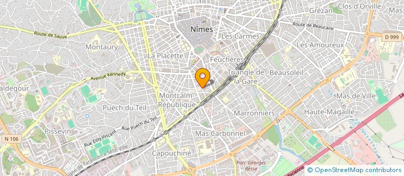 localisation de l'entreprise ATELIER PLURIDISCIPLINAIRE ETUDES REALIS à NIMES