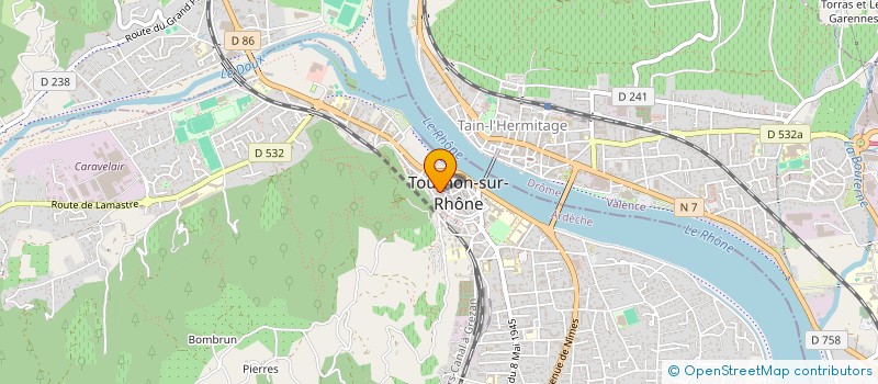 localisation de l'entreprise ATELIER POIEMA à TOURNON-SUR-RHONE