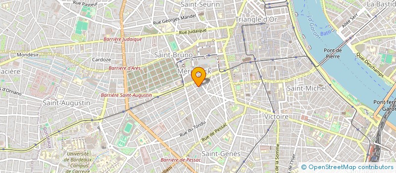 localisation de l'entreprise ATELIER POINT COMMUN à BORDEAUX