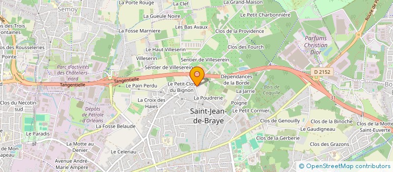localisation de l'entreprise ATELIER POINVILLE à COMBLEUX