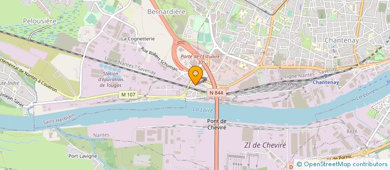 localisation de l'entreprise ATELIER POMPIERRE à NANTES