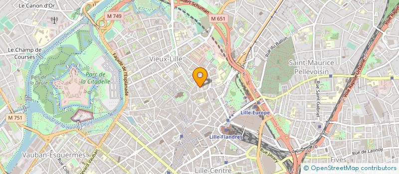 localisation de l'entreprise ATELIER POPULAIRE URBANISME VIEUX LILLE à LILLE