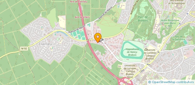 localisation de l'entreprise ATELIER PORTES VERTES  ESSEY-LES-NANCY