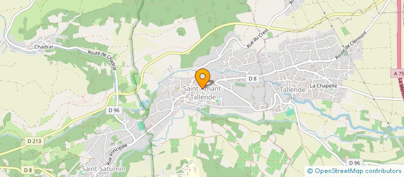 localisation de l'entreprise ATELIER PR RENOVATION REALISATION  SAINT-AMANT-TALLENDE