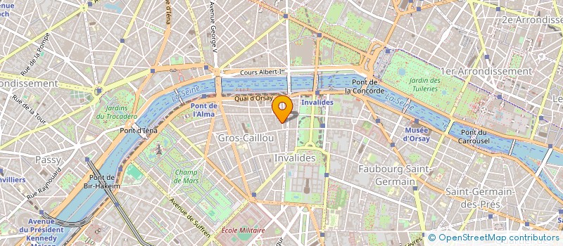 localisation de l'entreprise ATELIER PRADIGNAC MOBILIER  PARIS