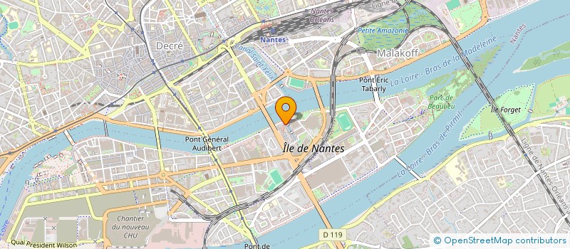 localisation de l'entreprise ATELIER PREAU à NANTES