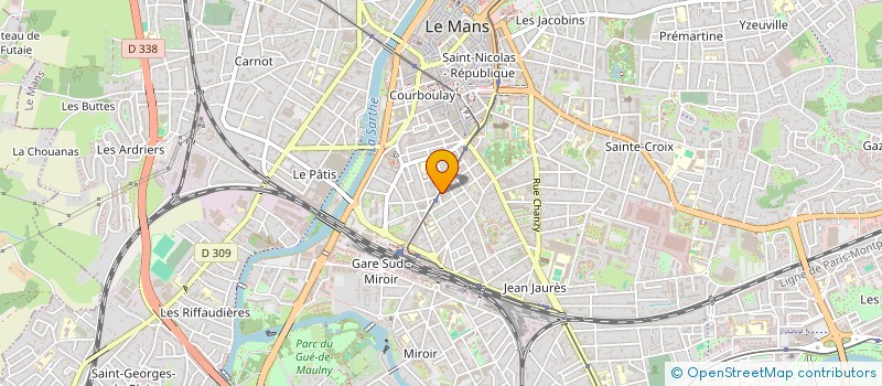 localisation de l'entreprise ATELIER PREBAY à LE MANS