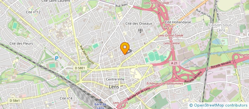 localisation de l'entreprise ATELIER PRESIGE  LENS