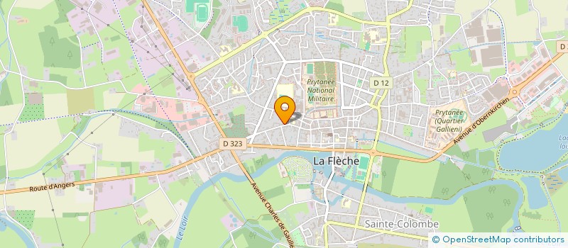 localisation de l'entreprise ATELIER PRO.COM  LA FLECHE