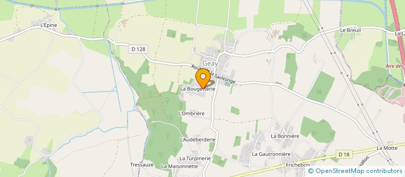 localisation de l'entreprise ATELIER PROCOPE SARL à GEAY