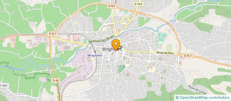 localisation de l'entreprise ATELIER PROVENCA ETUDE CONSTR INGENIERIE à BRIGNOLES