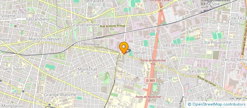 localisation de l'entreprise ATELIER PUBLI-LETTRES à VILLEURBANNE