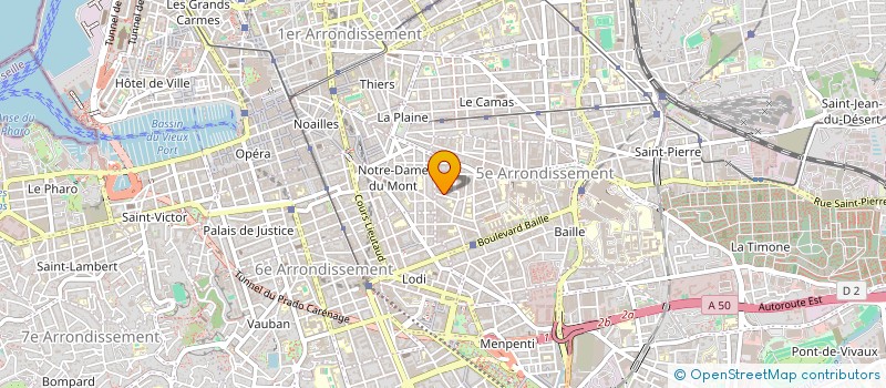 localisation de l'entreprise ATELIER PYTHAGORE à MARSEILLE