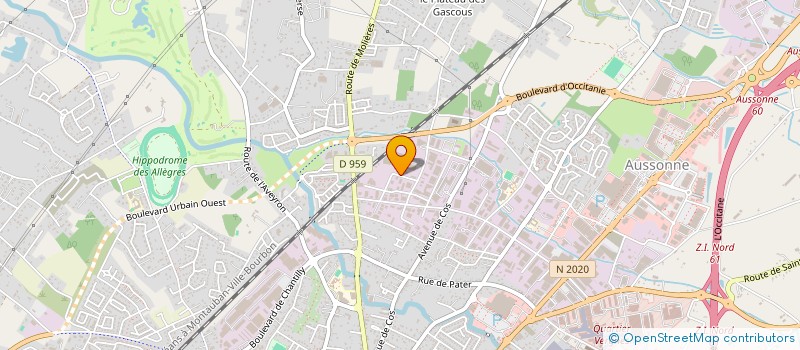 localisation de l'entreprise ATELIER QDA  MONTAUBAN