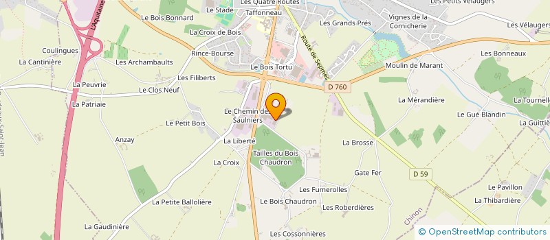 localisation de l'entreprise ATELIER QMS  SAINTE-MAURE-DE-TOURAINE