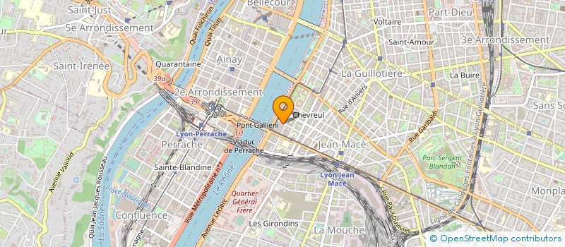 localisation de l'entreprise ATELIER R' à LYON