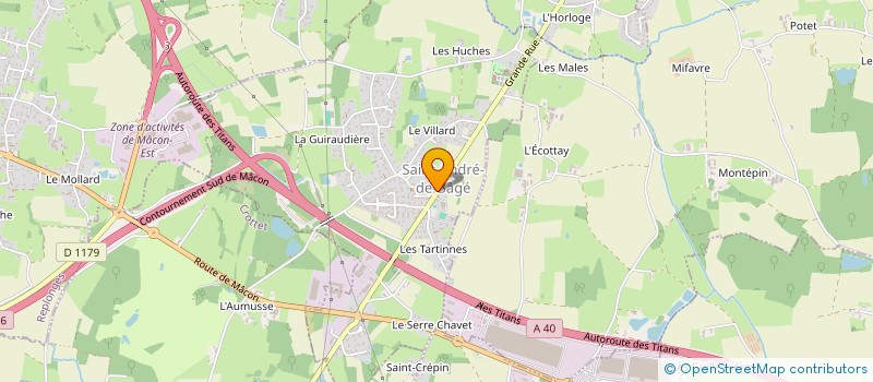 localisation de l'entreprise ATELIER R CONCEPT  SAINT-ANDRE-DE-BAGE