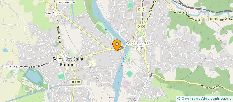 localisation de l'entreprise ATELIER R&J  SAINT-JUST-SAINT-RAMBERT