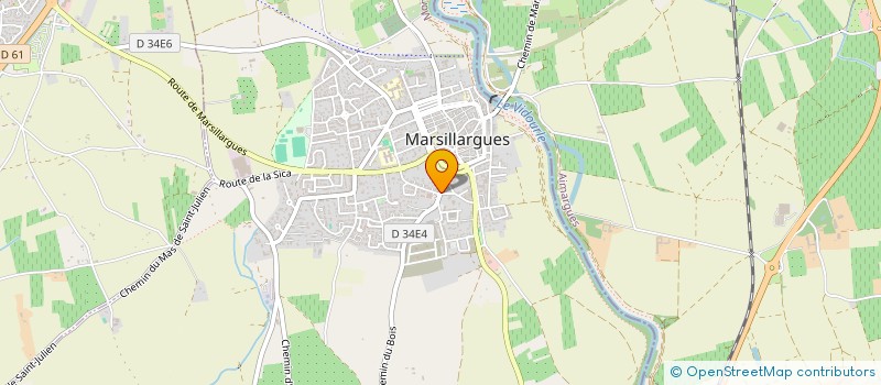 localisation de l'entreprise ATELIER RATIO  MARSILLARGUES