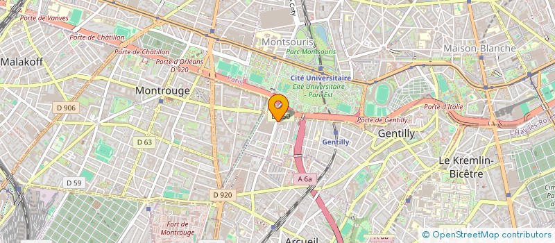 localisation de l'entreprise ATELIER RAVIOLI  GENTILLY