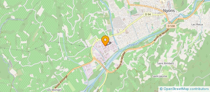 localisation de l'entreprise ATELIER RB  NYONS