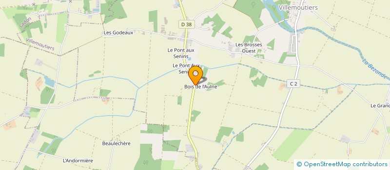 localisation de l'entreprise ATELIER RC à VILLEMOUTIERS