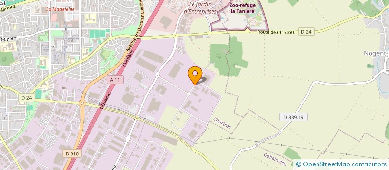 localisation de l'entreprise ATELIER REALI MARQUAGE INDUS ARTS GRAPHI à CHARTRES