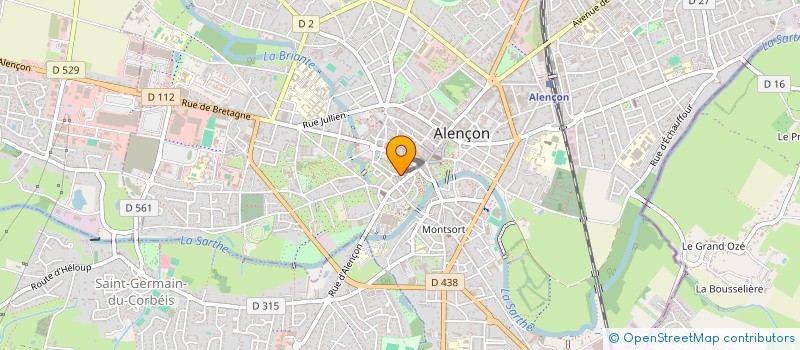 localisation de l'entreprise ATELIER REALISATION CONCEPTION TECHNIQUE à ALENCON