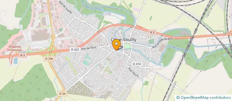 localisation de l'entreprise ATELIER REALISATION DECOUPE EMBOUTISSAGE à CLAYE-SOUILLY