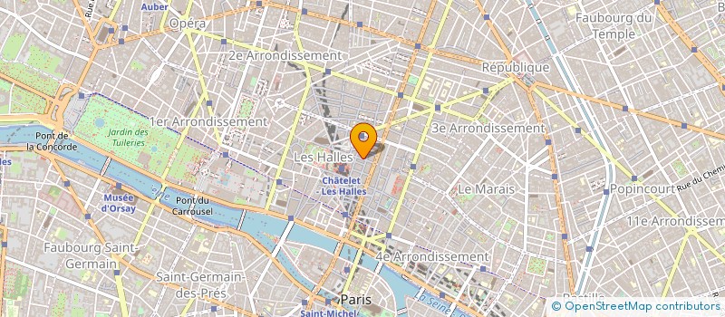 localisation de l'entreprise ATELIER REALISATION ECHANGES ARTISTIQUEQ à PARIS