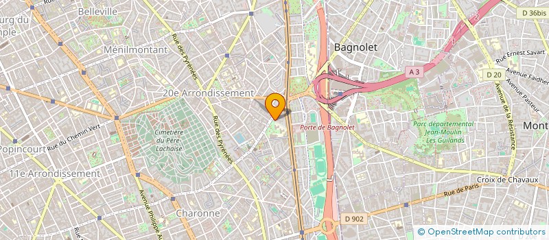 localisation de l'entreprise ATELIER RECHER CREATION ENSEIG MUSIQUE  PARIS