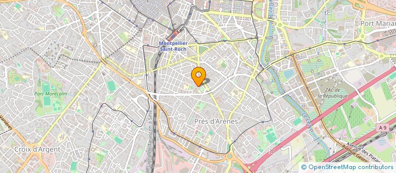 localisation de l'entreprise ATELIER RECHERCHE CONST AMENAGEMENT à MONTPELLIER