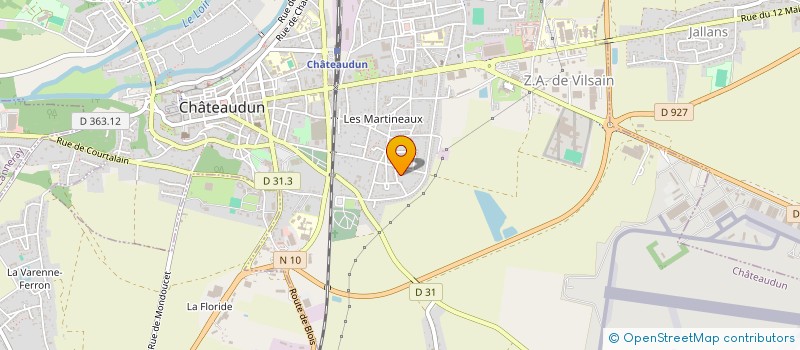 localisation de l'entreprise ATELIER RECYCL ART AND CO à CHATEAUDUN