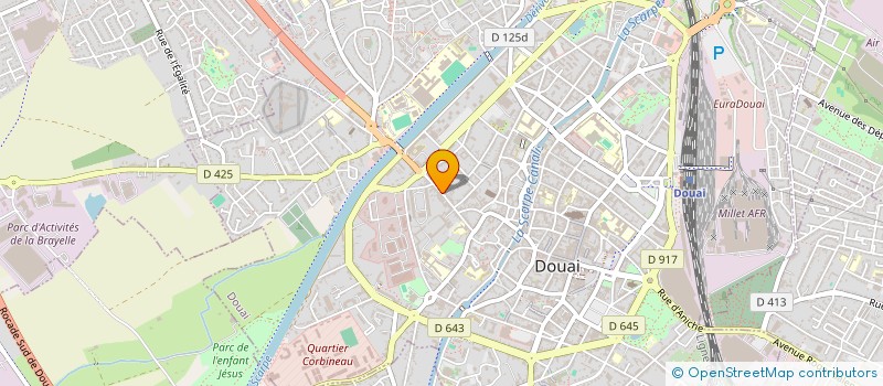 localisation de l'entreprise ATELIER REGIONAL DE JURISPRUDENCE à DOUAI