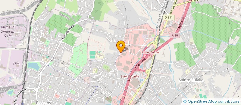 localisation de l'entreprise ATELIER REGIONAL METALLURGIQUE  CARBON-BLANC