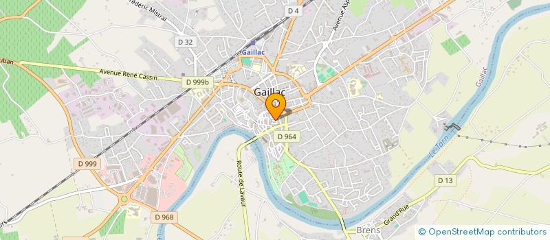 localisation de l'entreprise ATELIER RELIEF  GAILLAC