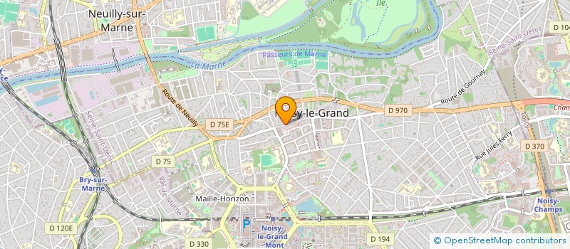 localisation de l'entreprise ATELIER REMI FORGET CREATION  NOISY-LE-GRAND