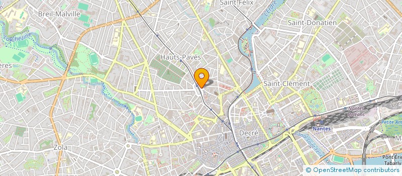 localisation de l'entreprise ATELIER RENAISSANCE à NANTES
