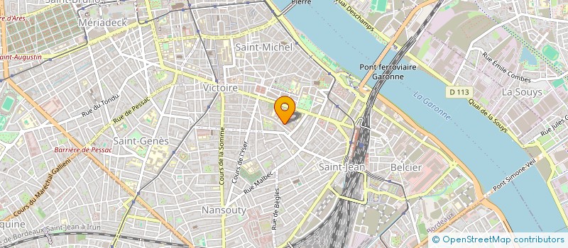 localisation de l'entreprise ATELIER RENAN ROUSSELOT  BORDEAUX