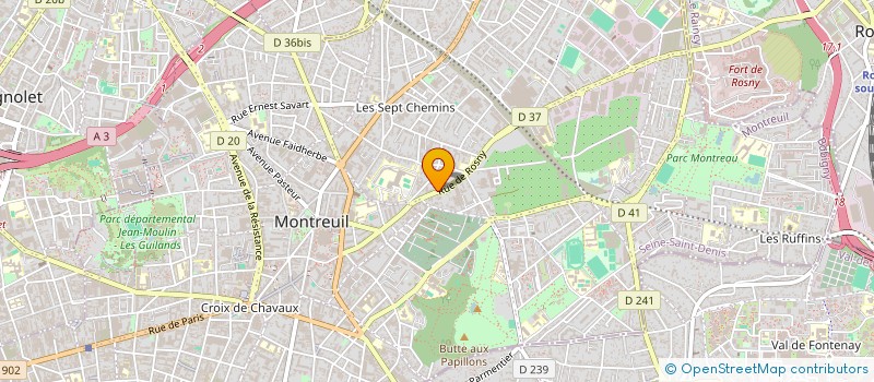 localisation de l'entreprise ATELIER RENART  PARIS