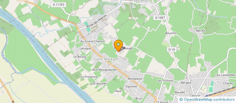 localisation de l'entreprise ATELIER RENE DAMEME  SAINT-MAIXANT