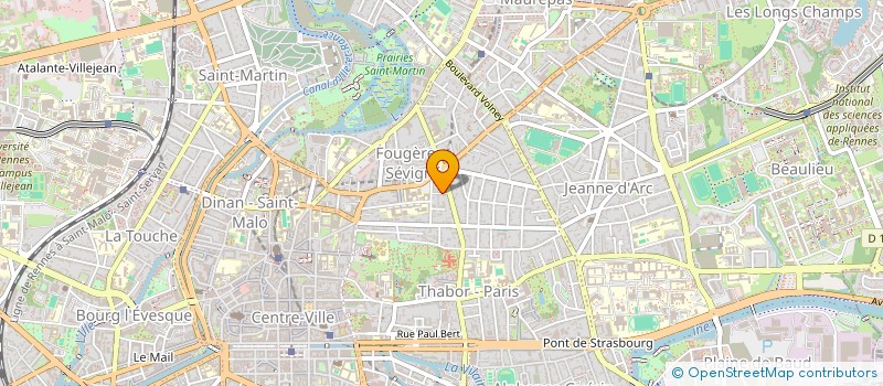 localisation de l'entreprise ATELIER RENNAIS EBENISTERIE AGENCEMENT à RENNES