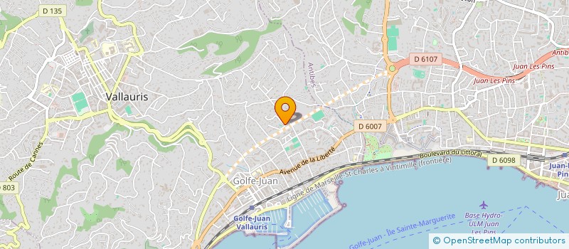 localisation de l'entreprise ATELIER RENOUARD  VALLAURIS